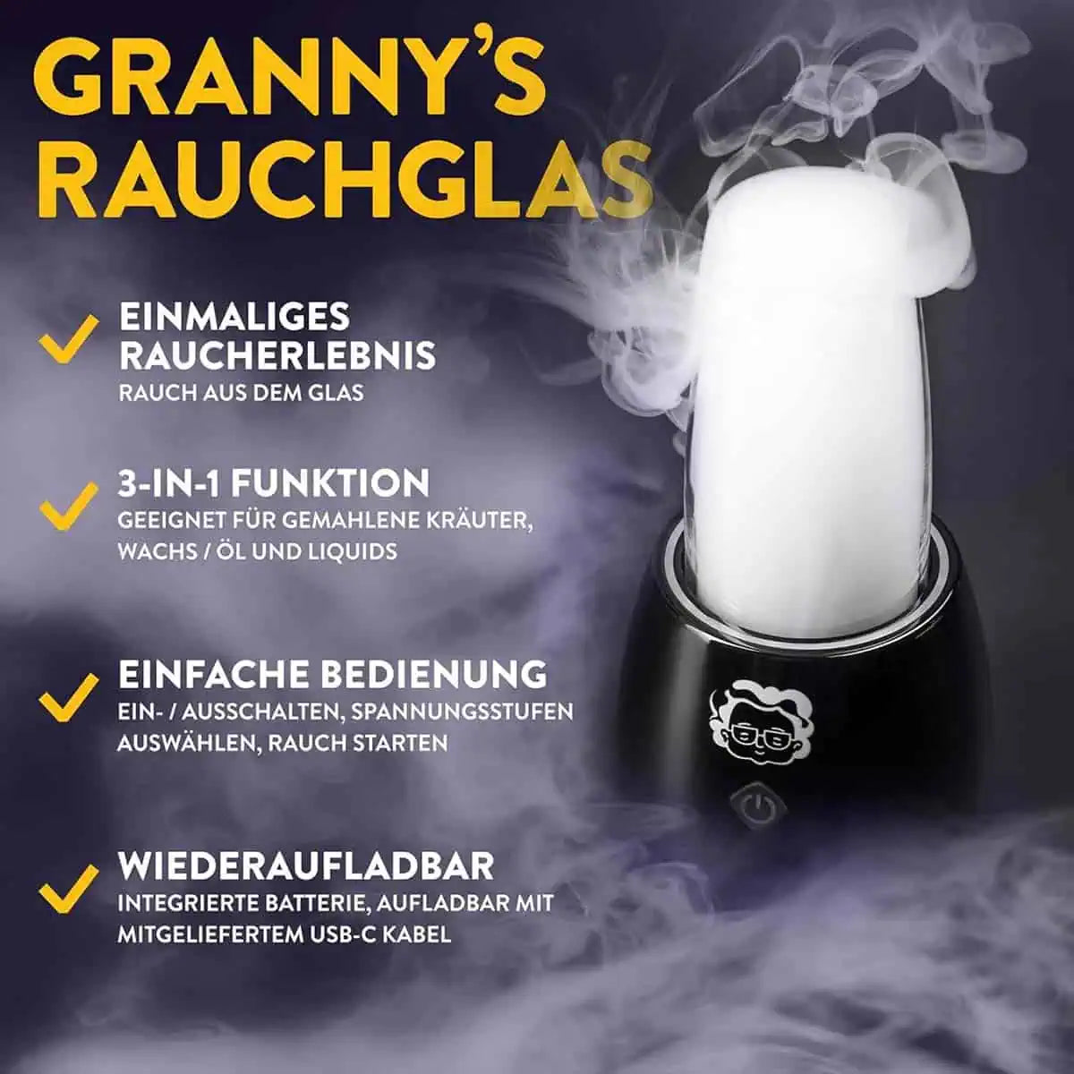 Granny´s Rauchglas