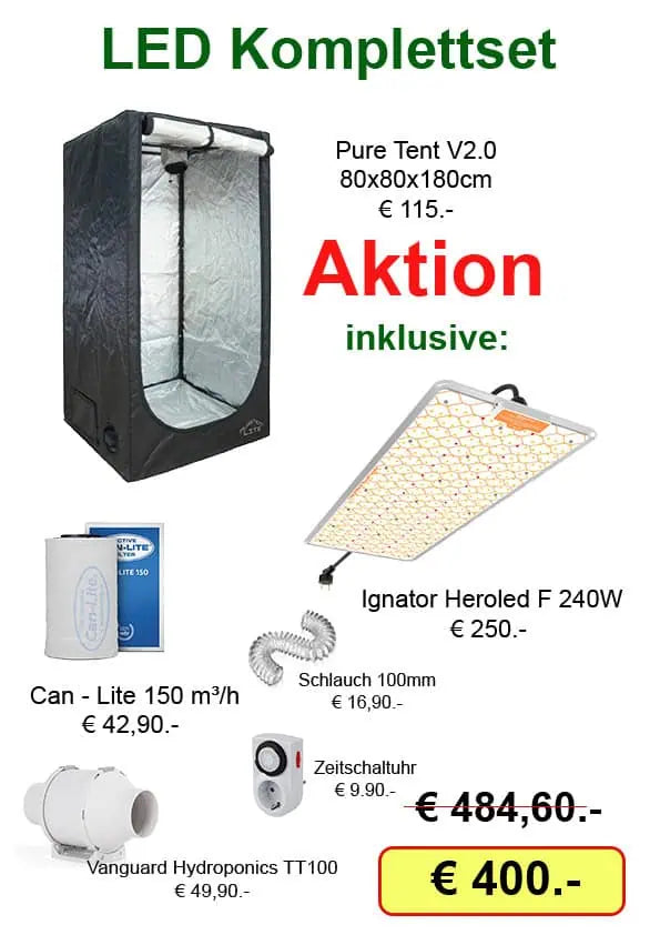 LED Komplettset 80x80x180cm