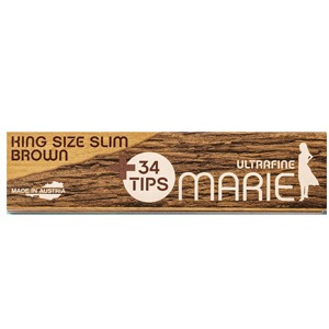 Marie King Size Slim Brown + Filter Tips